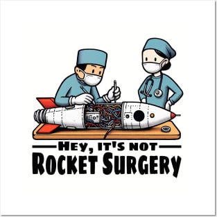 It's Not Rocket Surgery - Light Posters and Art